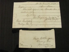 CIVIL WAR SOUTH CAROLINA CONFEDERATE  GREENVILLE COURIER DISPATCH W COVER