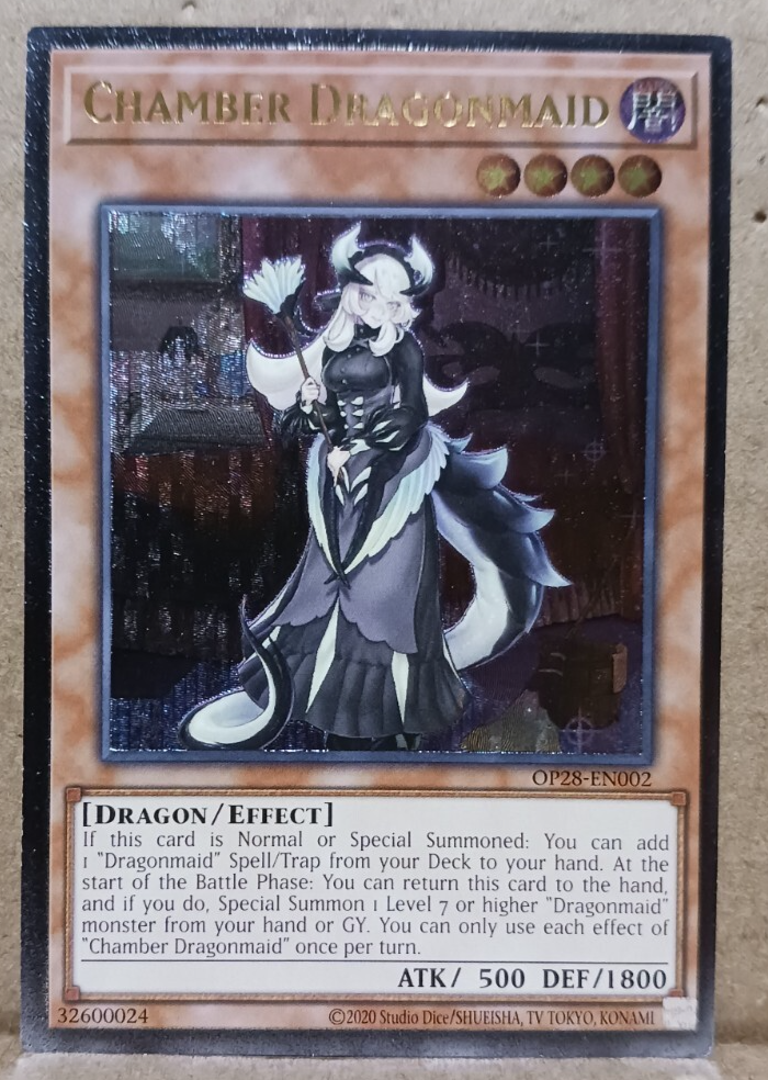 Yugioh OTS Tournament Pack 28 op28-en002 Chamber Dragonmaid