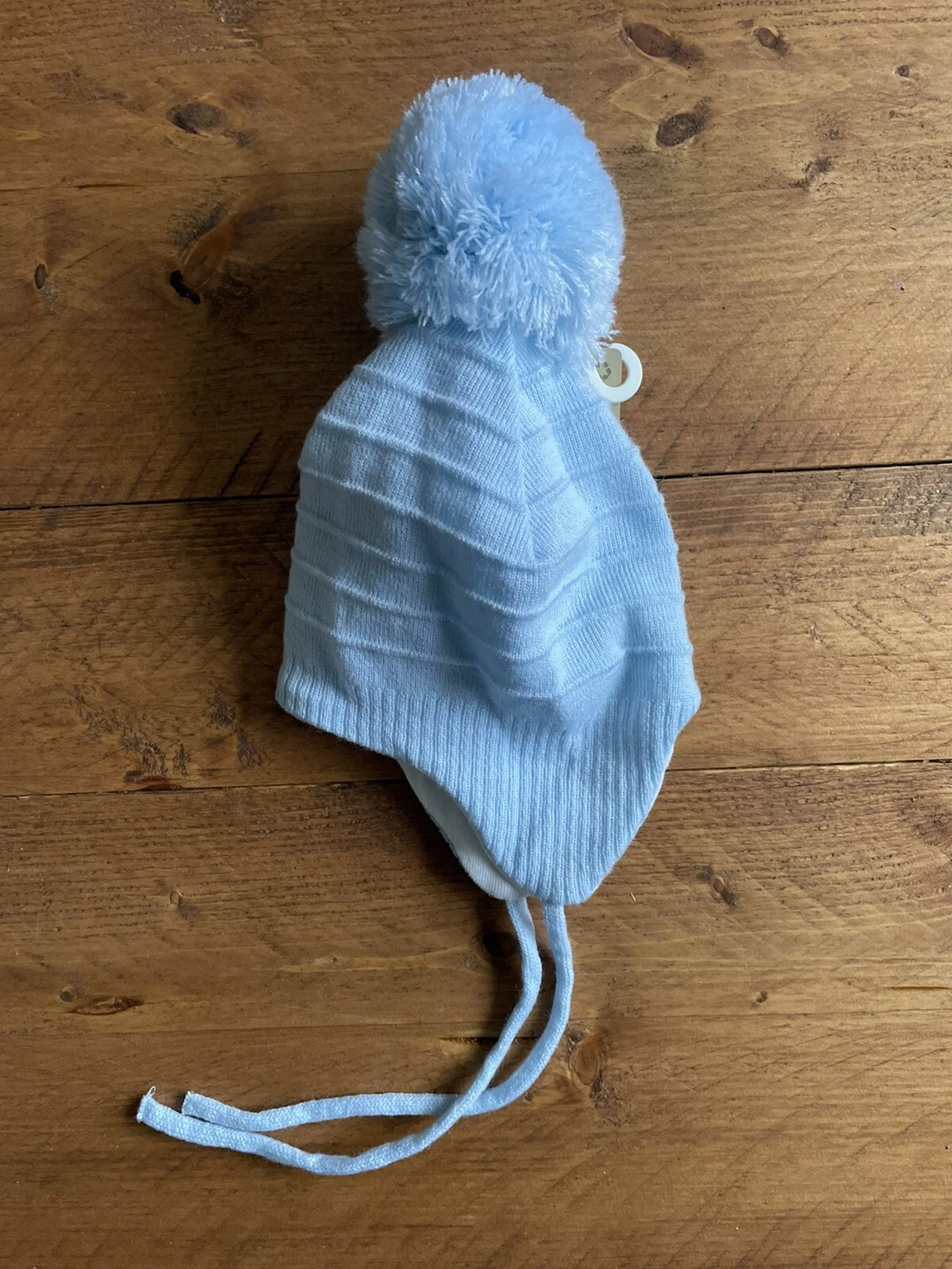 SATILA Pom Pom Bobble Hat Blue 1-3 Years
