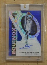 2020-21 Panini Flux Sekou Doumbouya  Auto SSP /10 #EQ-SDO BASKETBALL CARD
