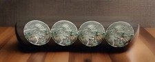 Queen's Pumpkin 6” Coupe Soup Salad Bowls Set of 4 Farmhouse Style England Mint