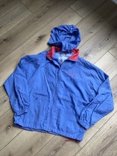Vintage Reebok 90s Periwinkle Women s Size S Zip Track Jacket Embroidered Logo