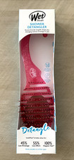 Wet Brush Shower Detangler Hair Brush Pink Glitter NEW in package