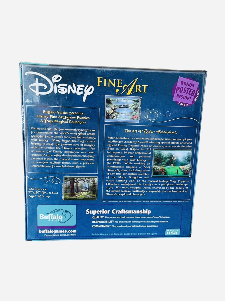 Disney Fine Art Puzzle 1000 Pc Cinderella Castle Peter