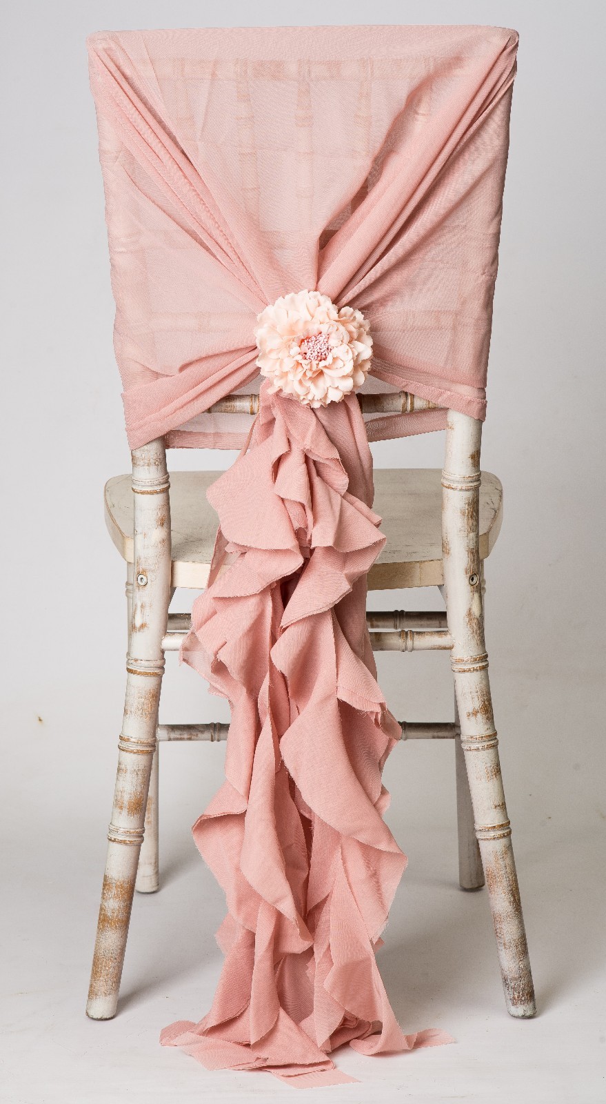 CHIFFON HOODS & RUFFLES DECOR CHIAVARI CHAIR COVER WEDDING Various ...