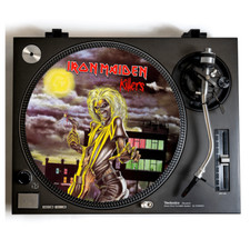 IRON MAIDEN Turntable Slipmat for Vinyl Records 12" DJ Slip Mat Heavy Metal