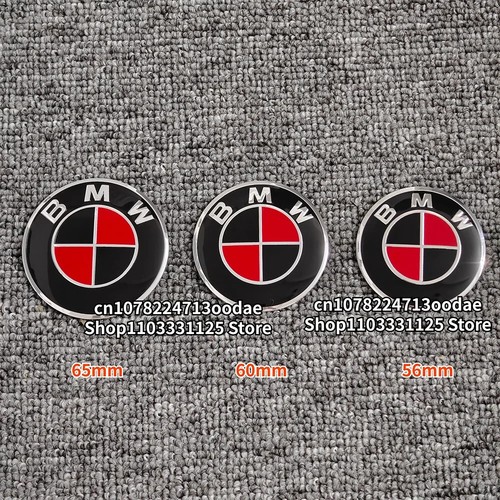 4pcs 56mm 60mm 65mm 70mm Car Wheel Hub Center Cap Aluminum Sticker For BMW - Picture 22 of 37