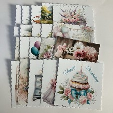 Craft Room Clear Out 20 single Layer Die Cut Toppers approx 8.5cms across (M87)