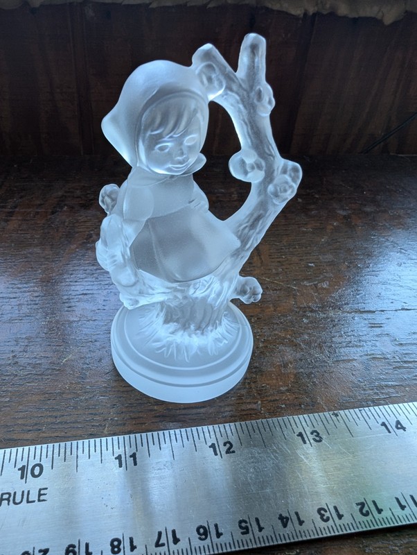 Goebel Hummel Apple Tree Girl 24% Lead Crystal