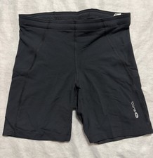 Sugoi Black Cycling Biking Shorts Women’s M Front Flap Pocket Back Zipper Pocket