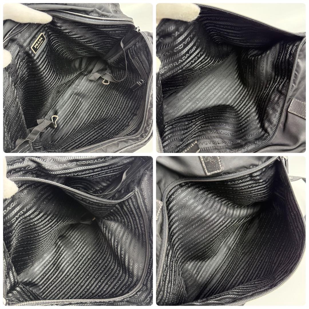 PRADA Business Bag with Shoulder Nylon Black Authentic thumbnail 7
