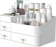 Makeup Organizer with Drawers-Large Capacity for Countertop-Bathroom or Vanity