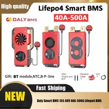 Daly Smart BMS 15S 48V 40A-500A Lifepo4 Common Port w/Balance Bluetooth lot SDE