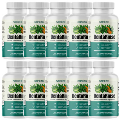 DentaRinse Oral Probiotic, Gum & Teeth Health Supplement   10 Bottles