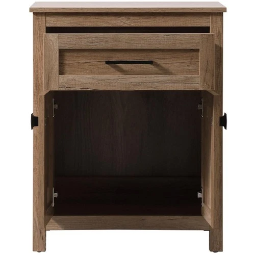 Elegant Lighting SC012430NT Adian Natural Oak Bathroom Storage Cabinet - Picture 5 of 11