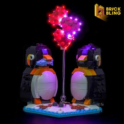 BrickBling LED Licht für LEGO Verliebte Pinguine 40886 (Standard)
