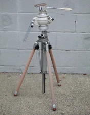 LINHOF HEAVY DUTY STUDIO TRIPO WITH LINHOF KARDAN PAN TILT HEAD VERY CLEAN