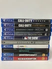 Sony Playstation 4 (Lot of 10) Games: COD, Destiny, Red Dead Redemption ...