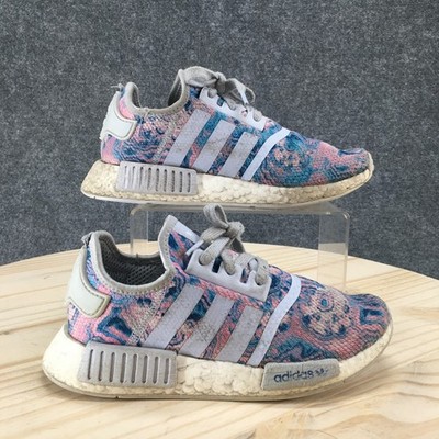 Adidas Shoes Mens 5.5 NMD R1 Athletic Low Sneakers EF2300 Tie Dye Multicolor