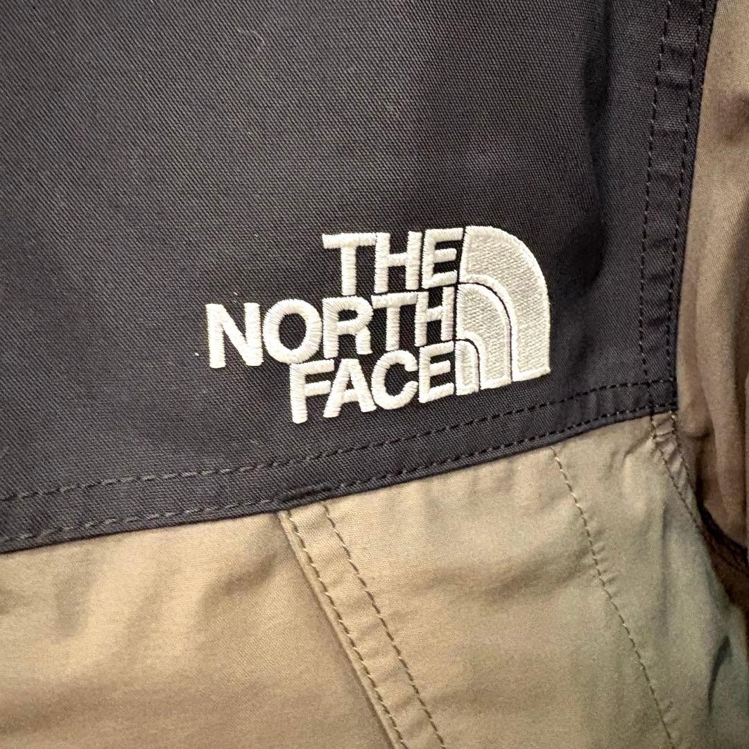 THE NORTH FACE NDW91935 Mountain Down Coat Hoodie L Olive Auth Width 22.04" image 3