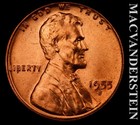 1955-S Lincoln Wheat Cent - Choice Gem Brilliant Unc  No Reserve  #L7223 — photo 1