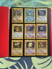 1st Edition Fossil 100% Complete Master Set 62/62 1999 Pokemon Cards Original