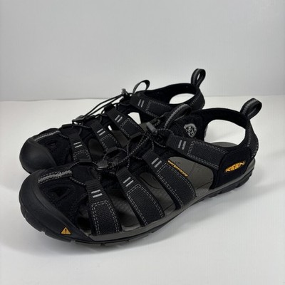 KEEN Clearwater CNX Men s US 10 Black/Gargoyle Hiking Water Sandals 1008660