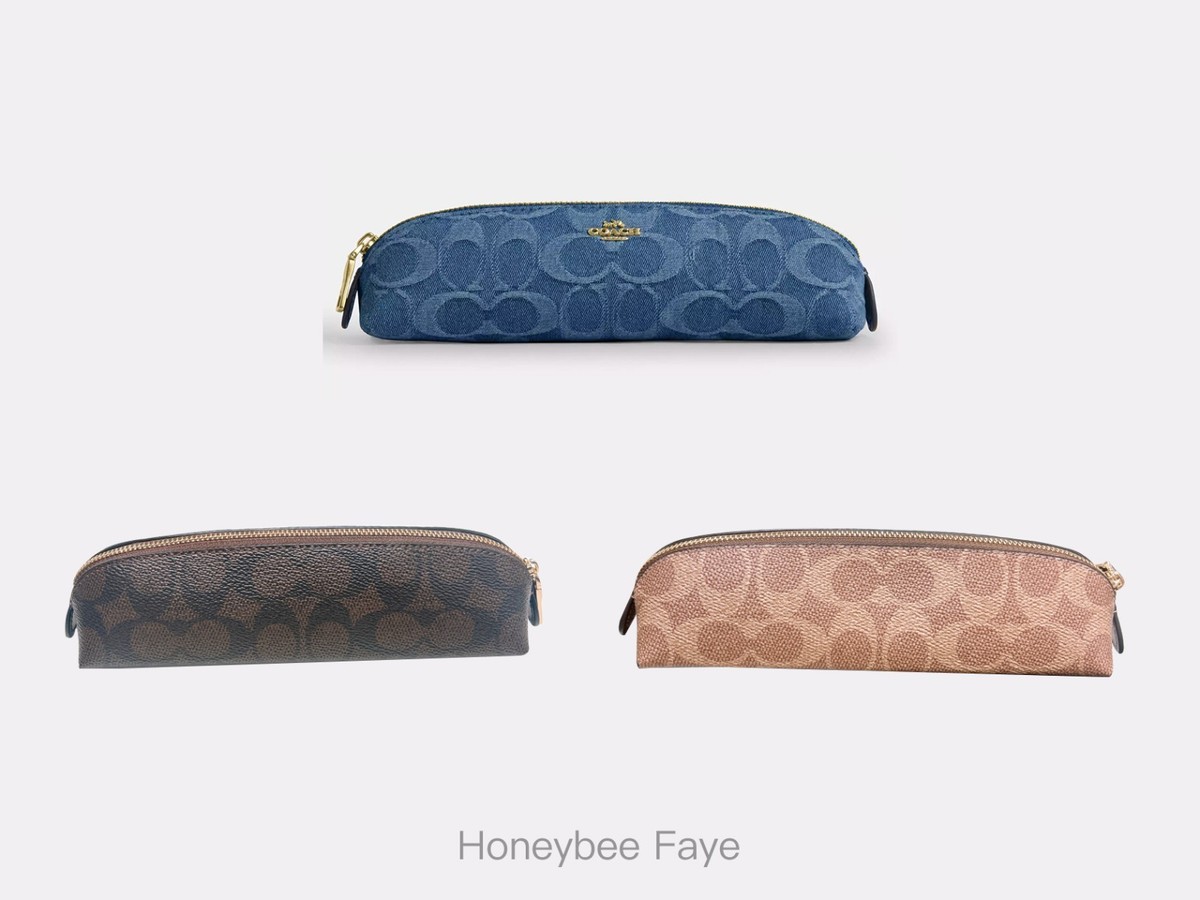 NEW COACH Pencil Case In Signature Denim CDC10/CZ206 | eBay