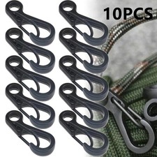10 Pcs Mini Heavy Carabiner Snap Hook Clip Aluminum Outdoor Camping Key Chain US