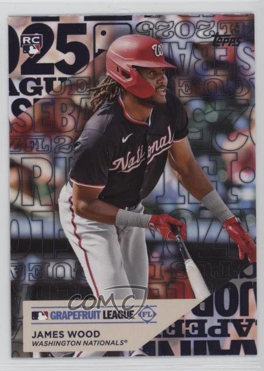 2025 Topps Series 1 Training Grounds James Wood #TG-18 Rookie RC 12g7