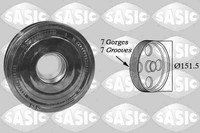Sasic Riemenscheibe Kurbelwelle 2150052 FüR Opel Vivaro Bus X82 Cdti Renault 4 3