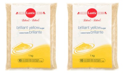 Lantic Brilliant Yellow Sugar 1kg (2 Pack)