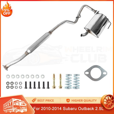 #ad Exhaust Muffler Resonator Middle Pipe for Subaru Outback 2010 2014 2.5L $222.59