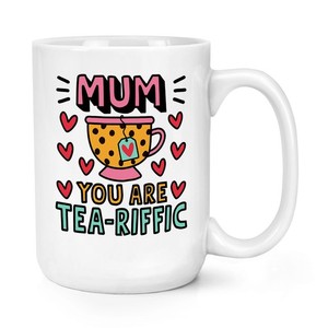 Taza Grande 15oz Regalo Broma Dia De La Madre Café Cerámica Blanca