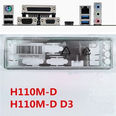 For   H110M-D & H110M-D D3 & H310M-D   I/O IO Backplate Motherboard #vn