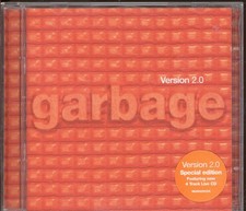 Garbage Version 2.0 double CD Europe Mushroom 1999 2 CD set. Has info-sticker on