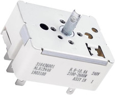 Range Burner Switch 316436001 for Frigidaire Stove White Replacement Control