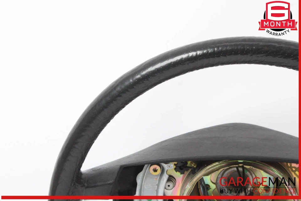 85-91 Mercedes W201 190E 300CE 300SE Volante Negro OEM Foto 2 de 4