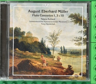 August Eberhard Müller - Flute Concertos 1, 3 & 10 - cpo CD