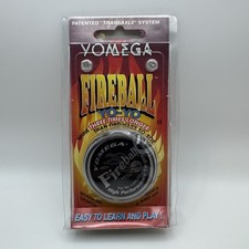 Vintage Yomega Yo-Yo Corp MADE IN USA Fireball High Performance Yo-Yo Black