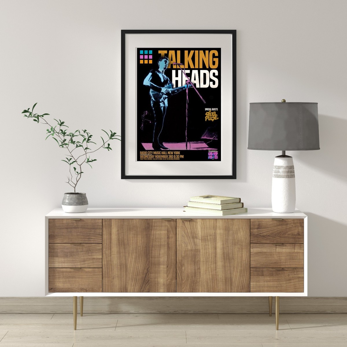 Talking Heads Concert Poster David Byrne MULTI-PRINT or Three