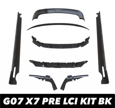 BMW X7 G07 BODYKIT BODY KIT FRONT SPLITTER LIPPE DIFFUSOR SEITENSCHWELLER SPOILER BK