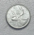1964 - Canada 25 Cents/Quarter - 0.800 Silver Coin