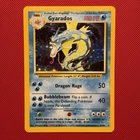 Pokemon Vintage Holo Gyarados 6/102 Base Set Wizards Of The Coast 1999