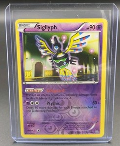 Sigilyph 52/124 Dragons Exalted Reverse Holo Pokemon Card Rare