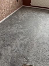 Grey Bedroom/Living Room Carpet - 2.5m x 3.4m