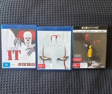 IT Stephen King’s It Blu-ray + Ultra HD 4k Lot Original & Remake + Chapter two