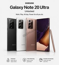   NEW SEALED   SAMSUNG GALAXY NOTE 20 ULTRA 128GB FACTORY UNLOCKED Smartphone