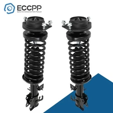 Fits 2002-2005 Kia Rio Front (2) Complete Struts Shock Coil Springs Pair Kits