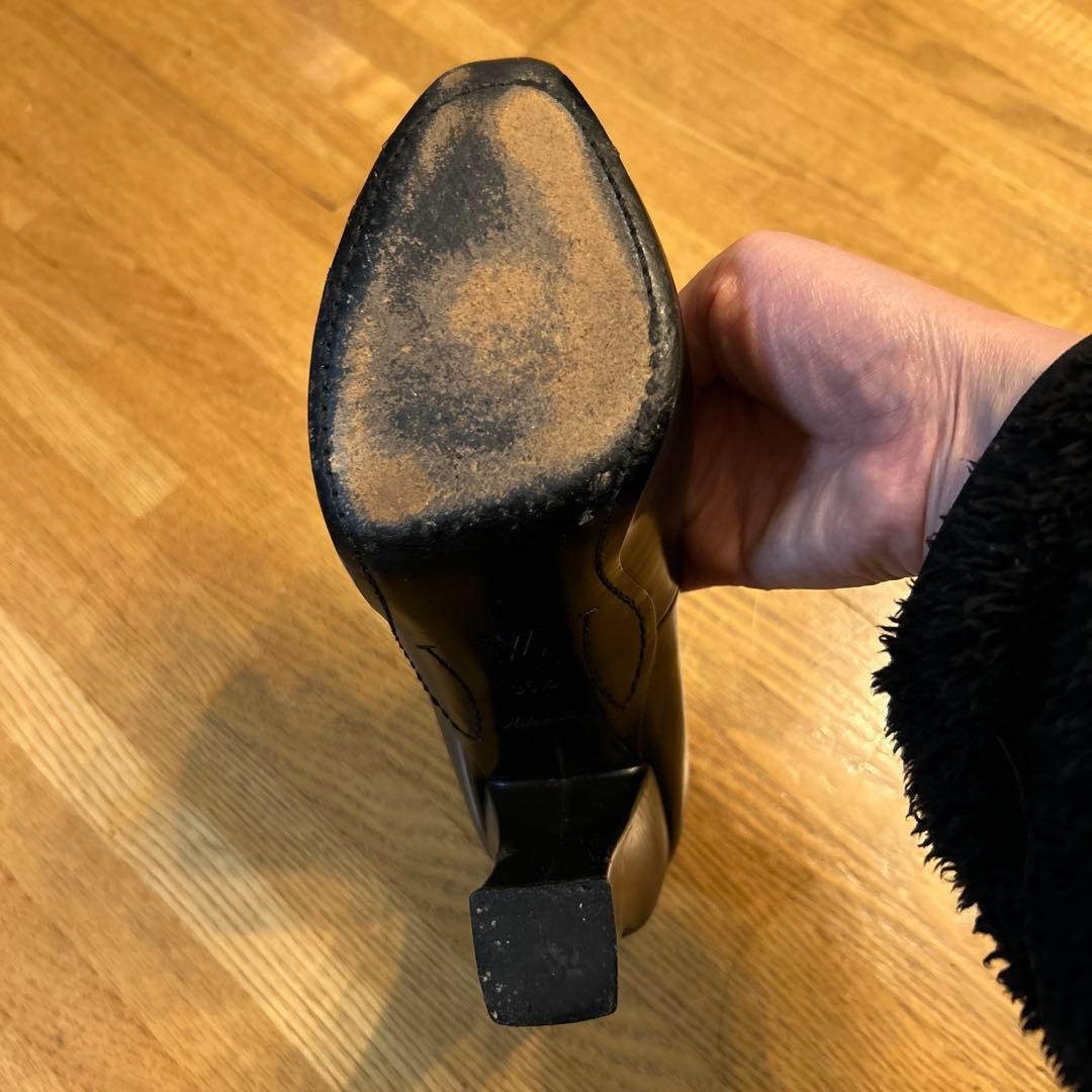 Louis Vuitton Women's Pumps Leather Size:36/JP:23 Black From Japan 135482K Auth thumbnail 5